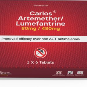 Carlos Artemether / Lumefantrine 80/480 Tablets